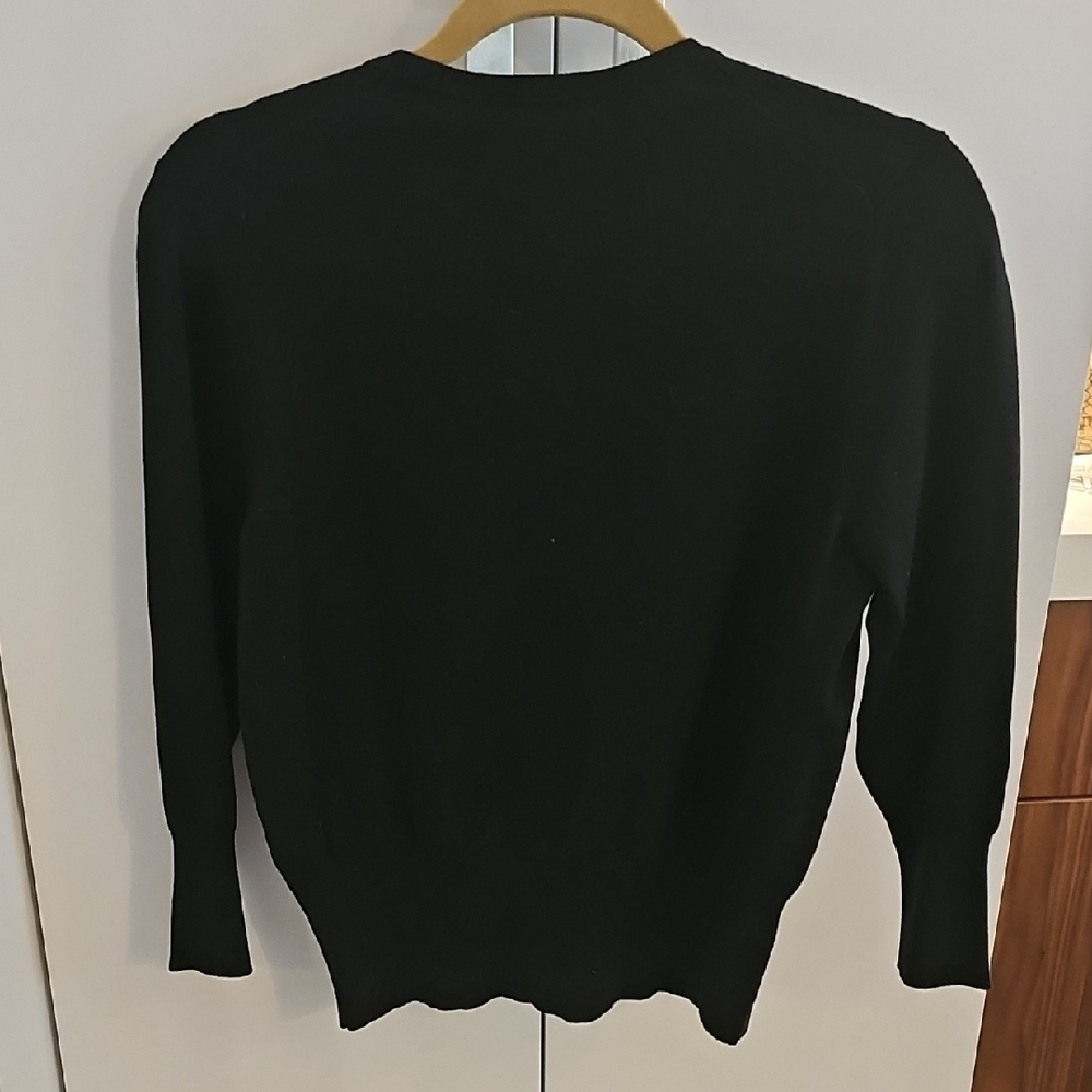 Ann Taylor Black Classic Cardigan Sweater - Picture 3 of 3